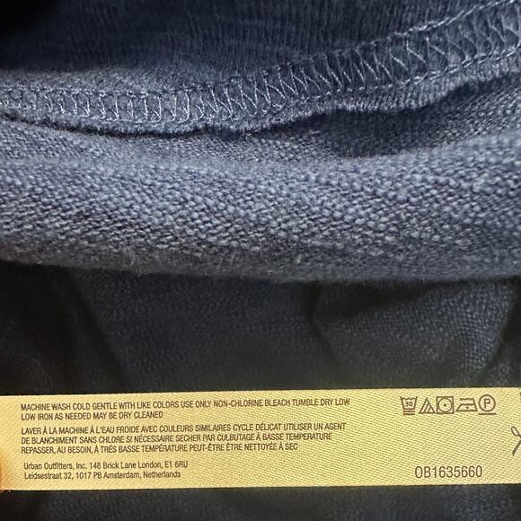 Daily Practice Anthropologie Navy Hoodie Tunic Hiking Dress Gorpcore Granola - Picture 13 of 15